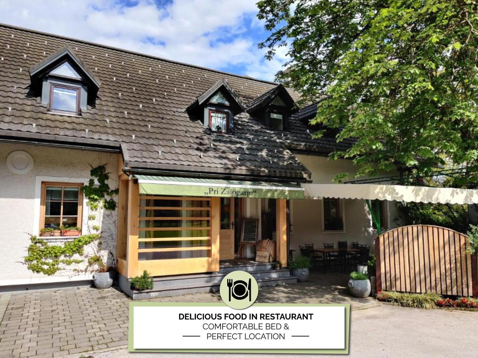 Guesthouse Pri Zalogarju Zelezniki Exteriör bild